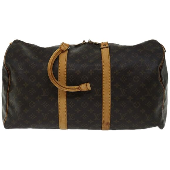LOUIS VUITTON Monogram Keepall 50 Boston Bag M41426 LV Auth - Picture 1 of 13